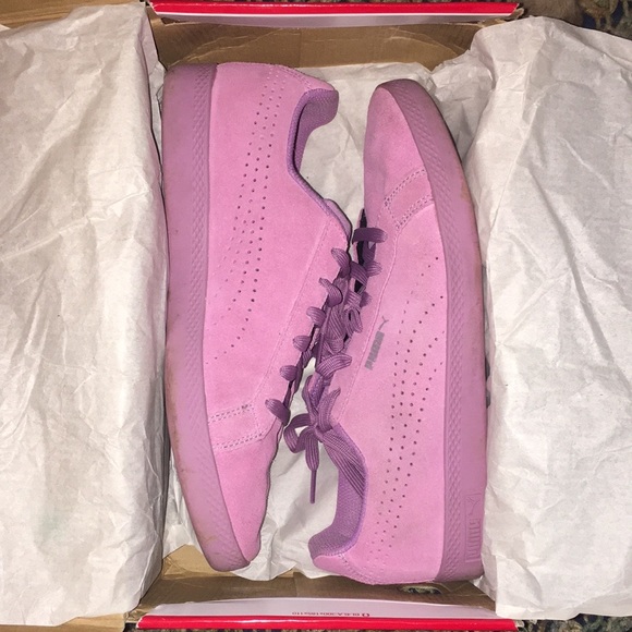 Puma Smash Women’s Smoky Grape Sneakers sz 9.5 - Picture 4 of 6
